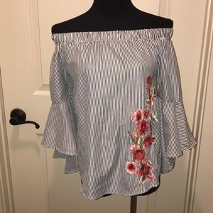 Off the shoulder blouse